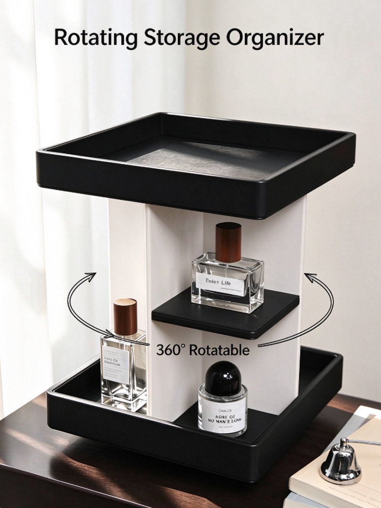 360° Rotating Makeup Organizer - Luxury Skincare Tools 评论和价格